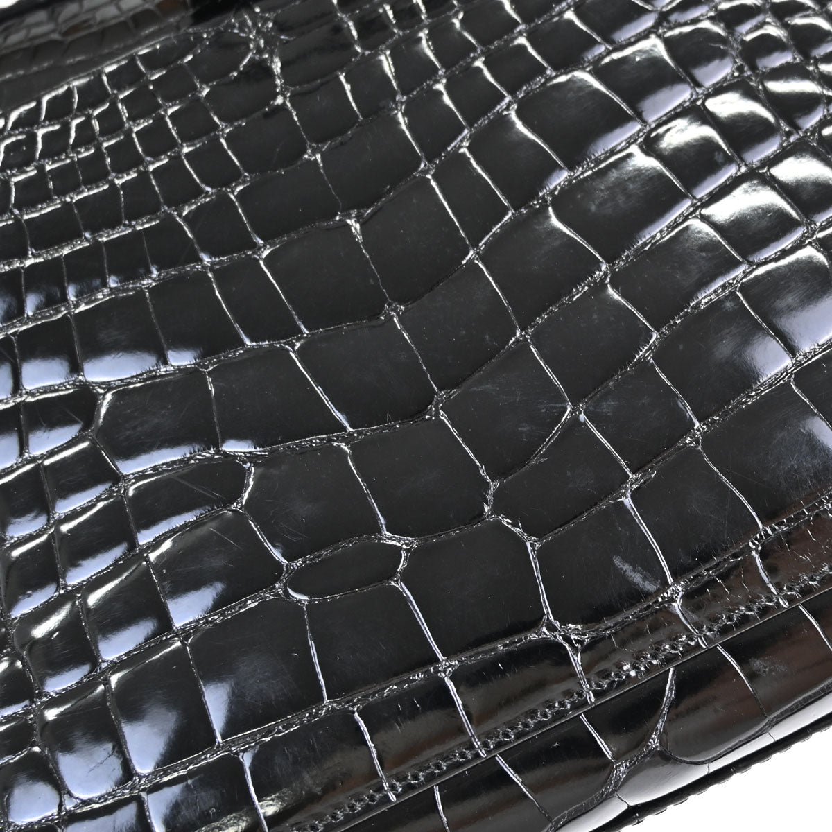 Chanel * 2006-2008 Black Crocodile Handbag