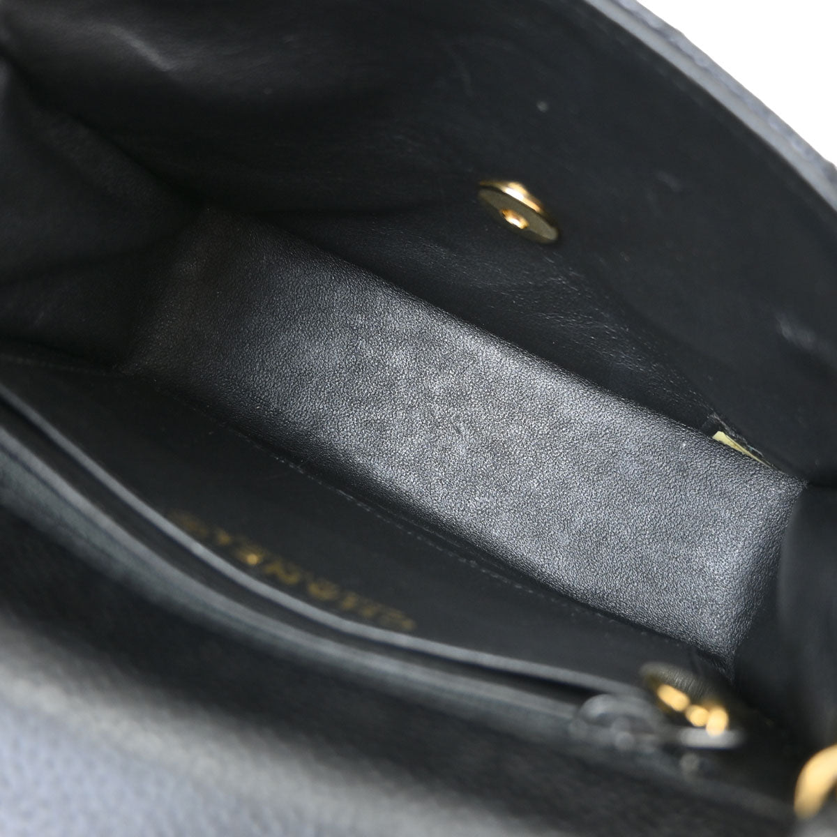 Chanel 2000-2002 Black Caviar Skin Mini Classic Square Flap Shoulder Bag 17