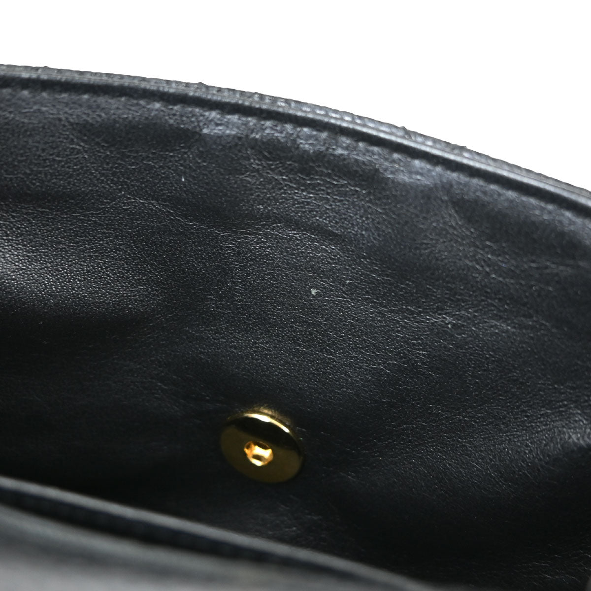 Chanel 2000-2002 Black Caviar Skin Mini Classic Square Flap Shoulder Bag 17