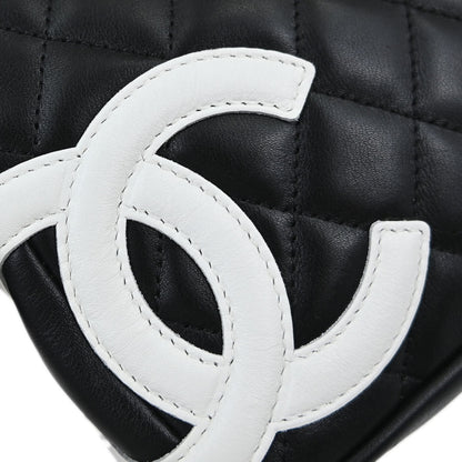 Chanel Black Calfskin Cambon Ligne Handbag