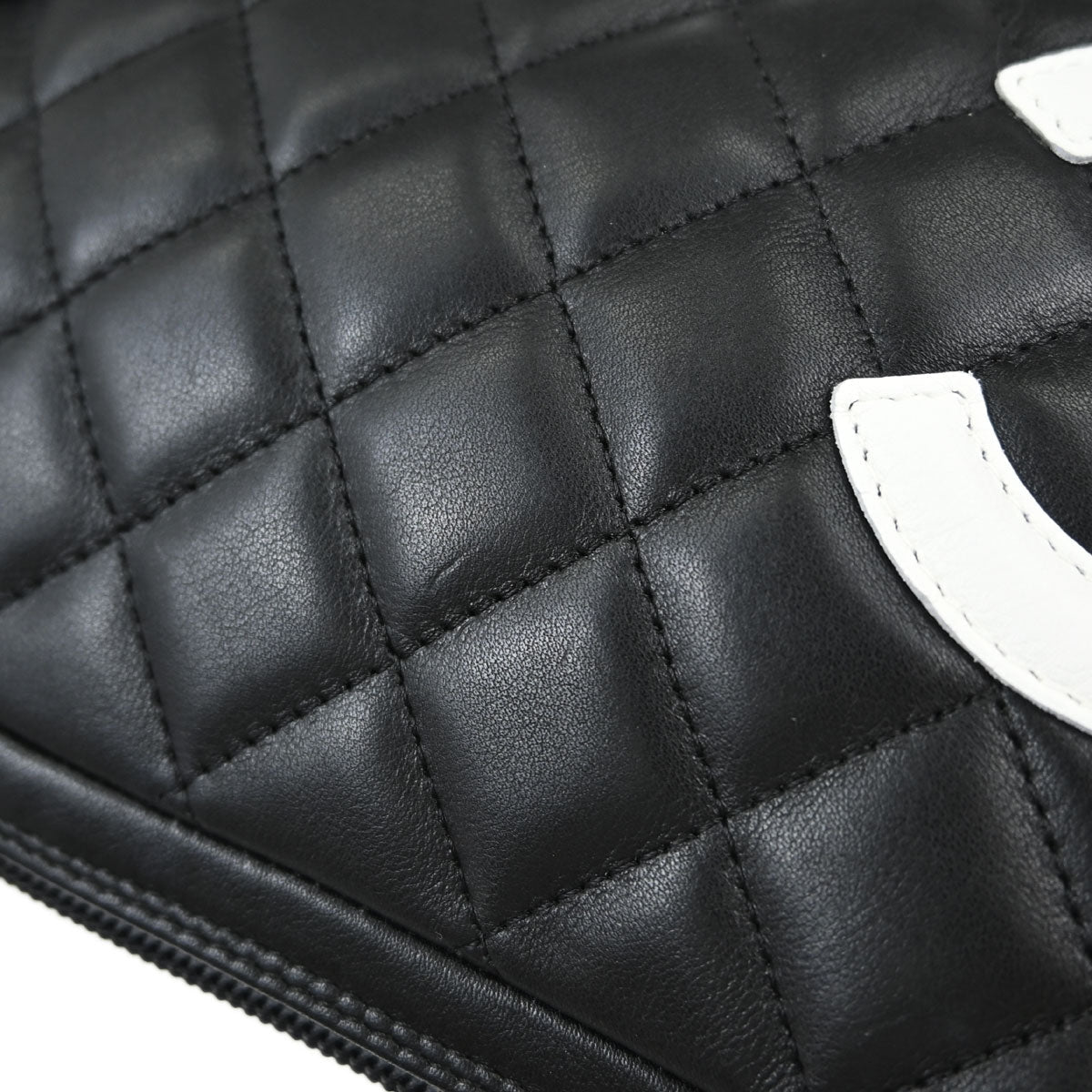 Chanel Black Calfskin Cambon Ligne Handbag