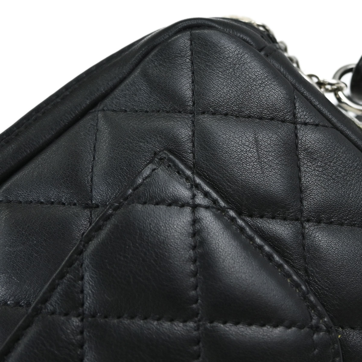Chanel Black Calfskin Cambon Ligne Handbag