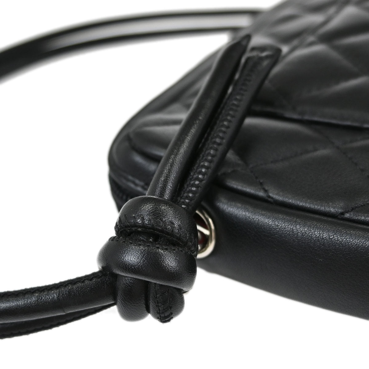 Chanel Black Calfskin Cambon Ligne Handbag