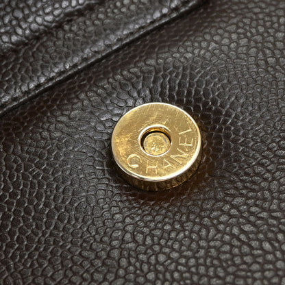 Chanel Brown Caviar Skin Shoulder Bag