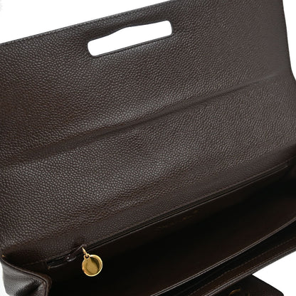 Chanel Brown Caviar Skin Shoulder Bag