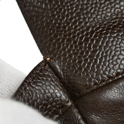 Chanel Brown Caviar Skin Shoulder Bag