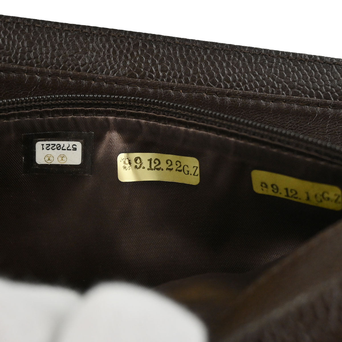 Chanel Brown Caviar Skin Shoulder Bag