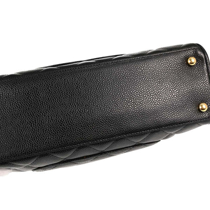 Chanel 2004-2005 Black Caviar Skin Bowling Bag 27