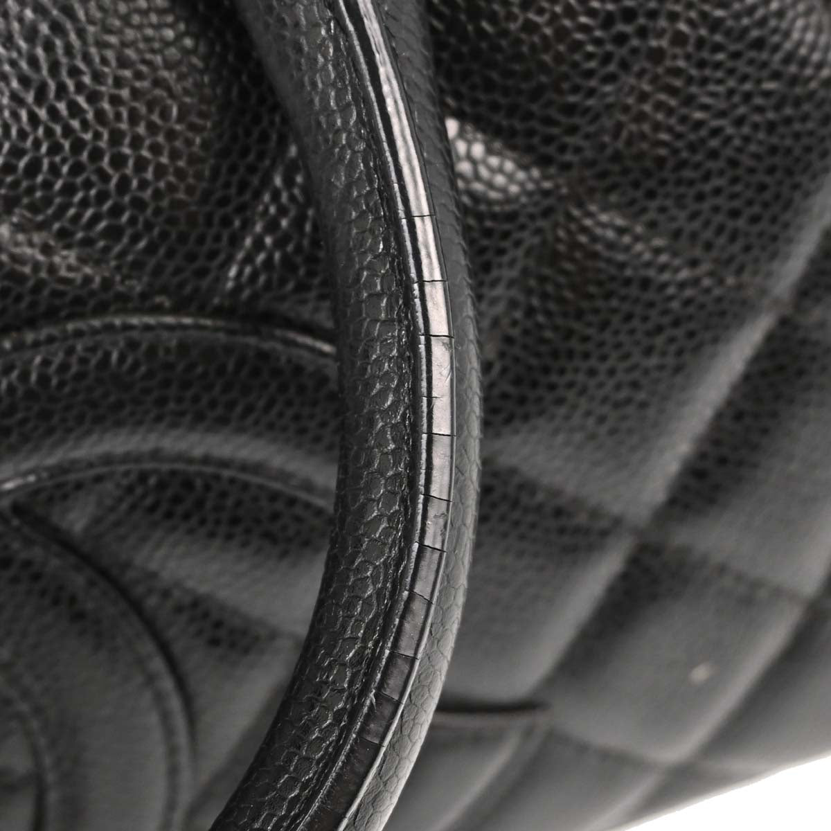 Chanel 2004-2005 Black Caviar Skin Bowling Bag 27