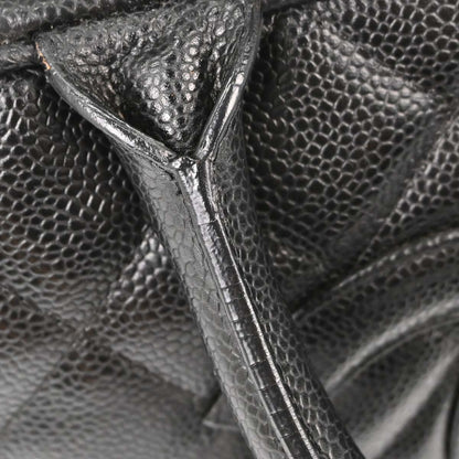 Chanel 2004-2005 Black Caviar Skin Bowling Bag 27