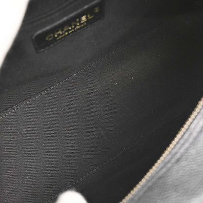 Chanel 2004-2005 Black Caviar Skin Bowling Bag 27