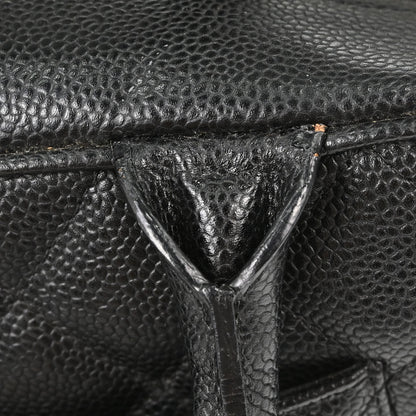 Chanel Black Caviar Skin Bowling Bag 27