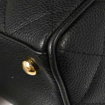 Chanel Black Caviar Skin Bowling Bag 27