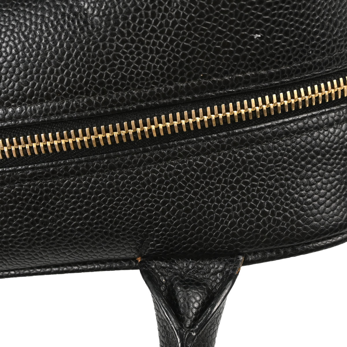 Chanel Black Caviar Skin Bowling Bag 27