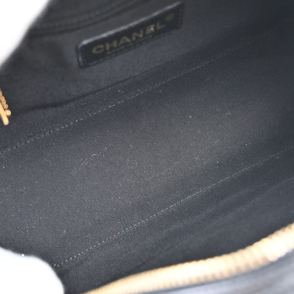 Chanel Black Caviar Skin Bowling Bag 27