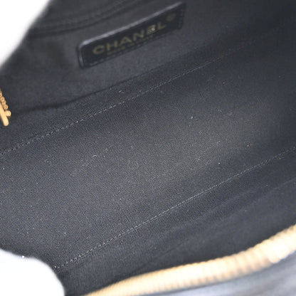 Chanel Black Caviar Skin Bowling Bag 27