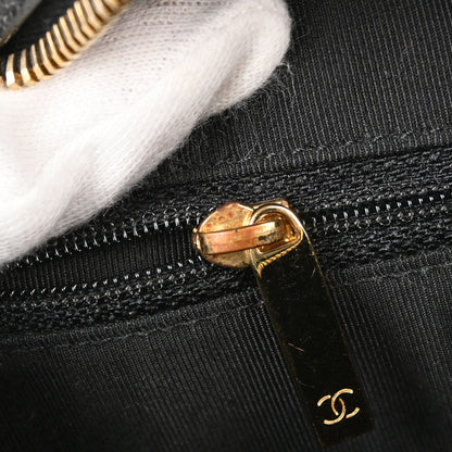 Chanel Black Caviar Skin Bowling Bag 27