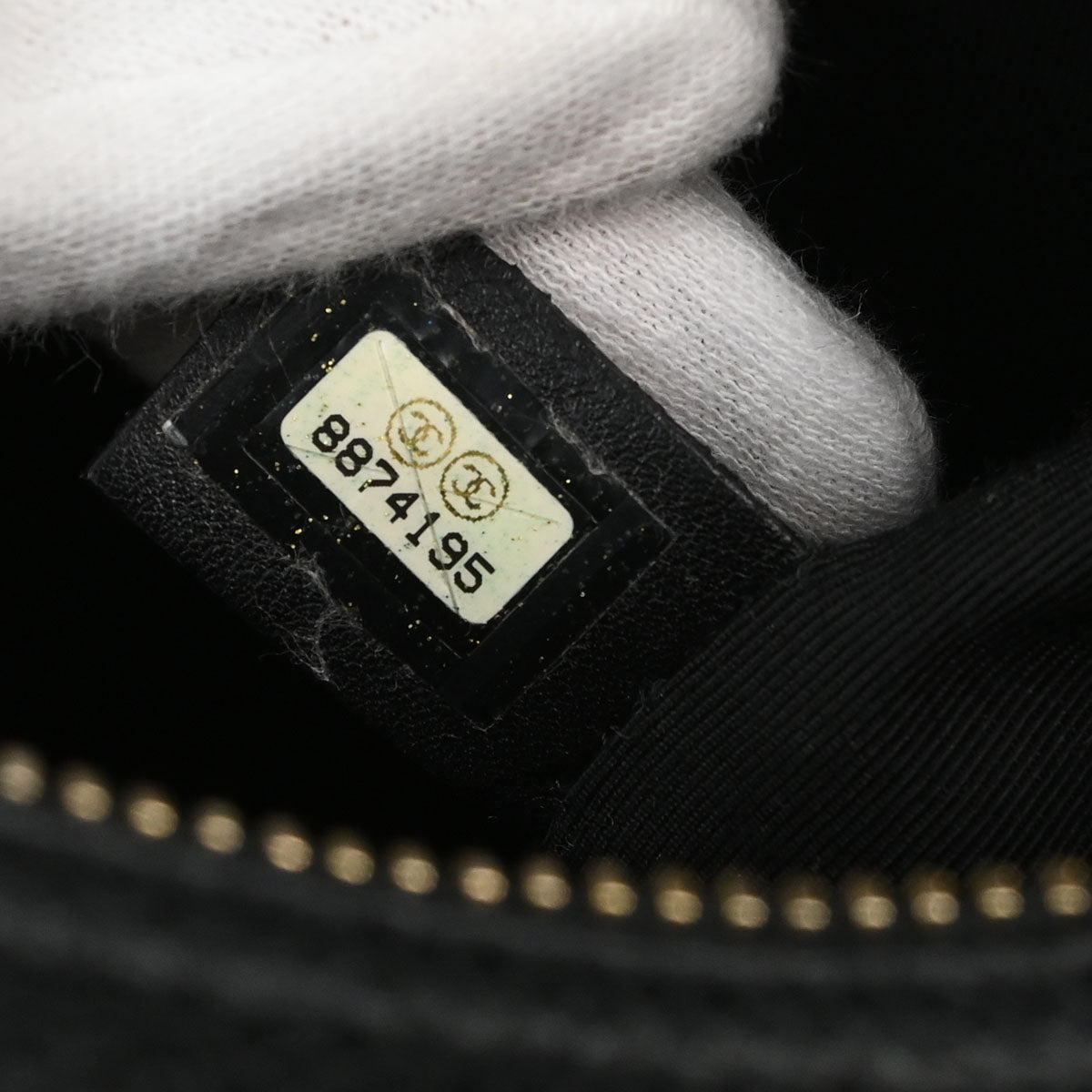 Chanel Black Caviar Skin Bowling Bag 27
