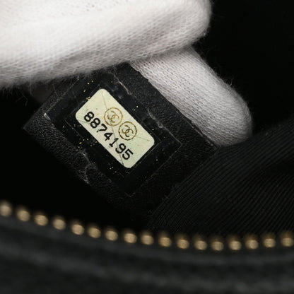 Chanel Black Caviar Skin Bowling Bag 27
