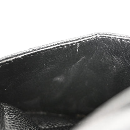 Chanel Black Caviar Skin Bowling Bag 27
