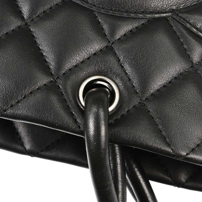 Chanel Black Calfskin Cambon Ligne Tote Handbag