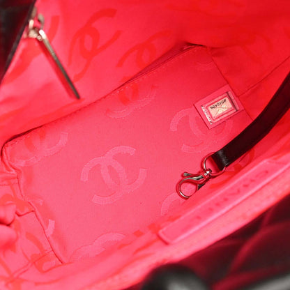Chanel Black Calfskin Cambon Ligne Tote Handbag