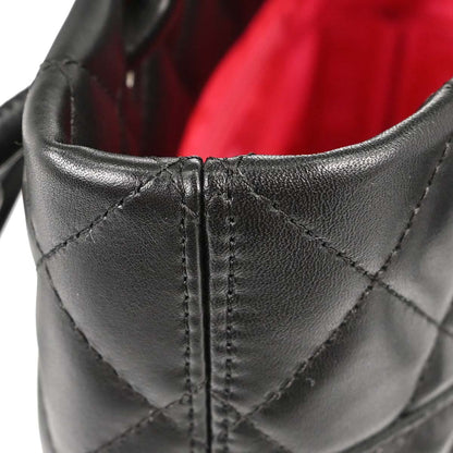 Chanel Black Calfskin Cambon Ligne Tote Handbag