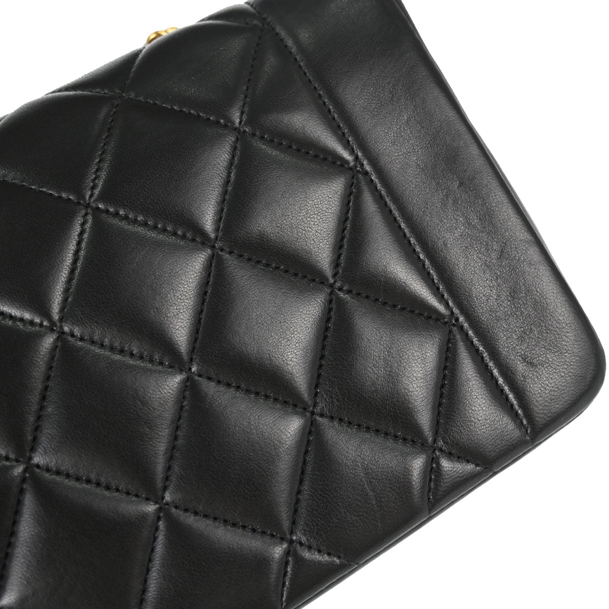 Chanel Black Lambskin Small Diana Shoulder Bag