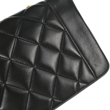 Chanel Black Lambskin Small Diana Shoulder Bag