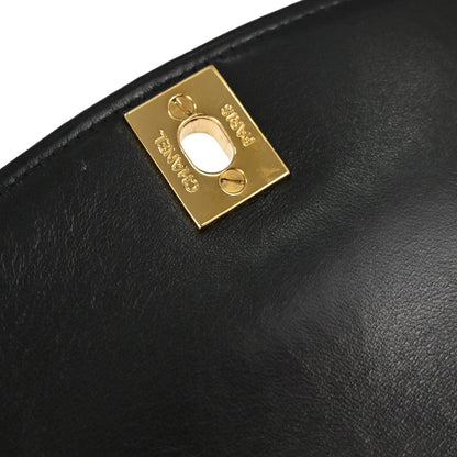 Chanel Black Lambskin Small Diana Shoulder Bag