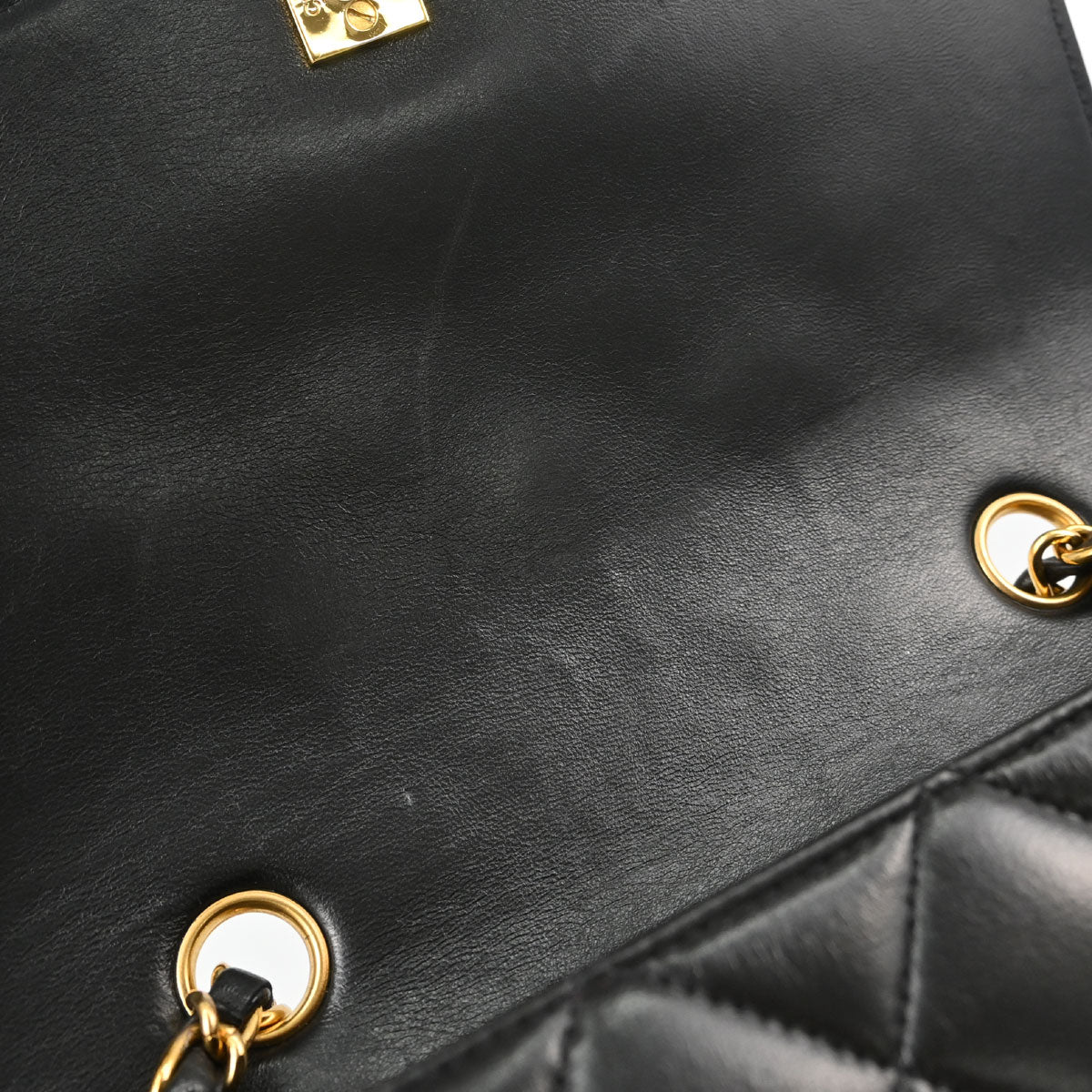 Chanel Black Lambskin Small Diana Shoulder Bag