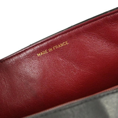 Chanel 1994-1996 Black Lambskin Medium Diana Shoulder Bag