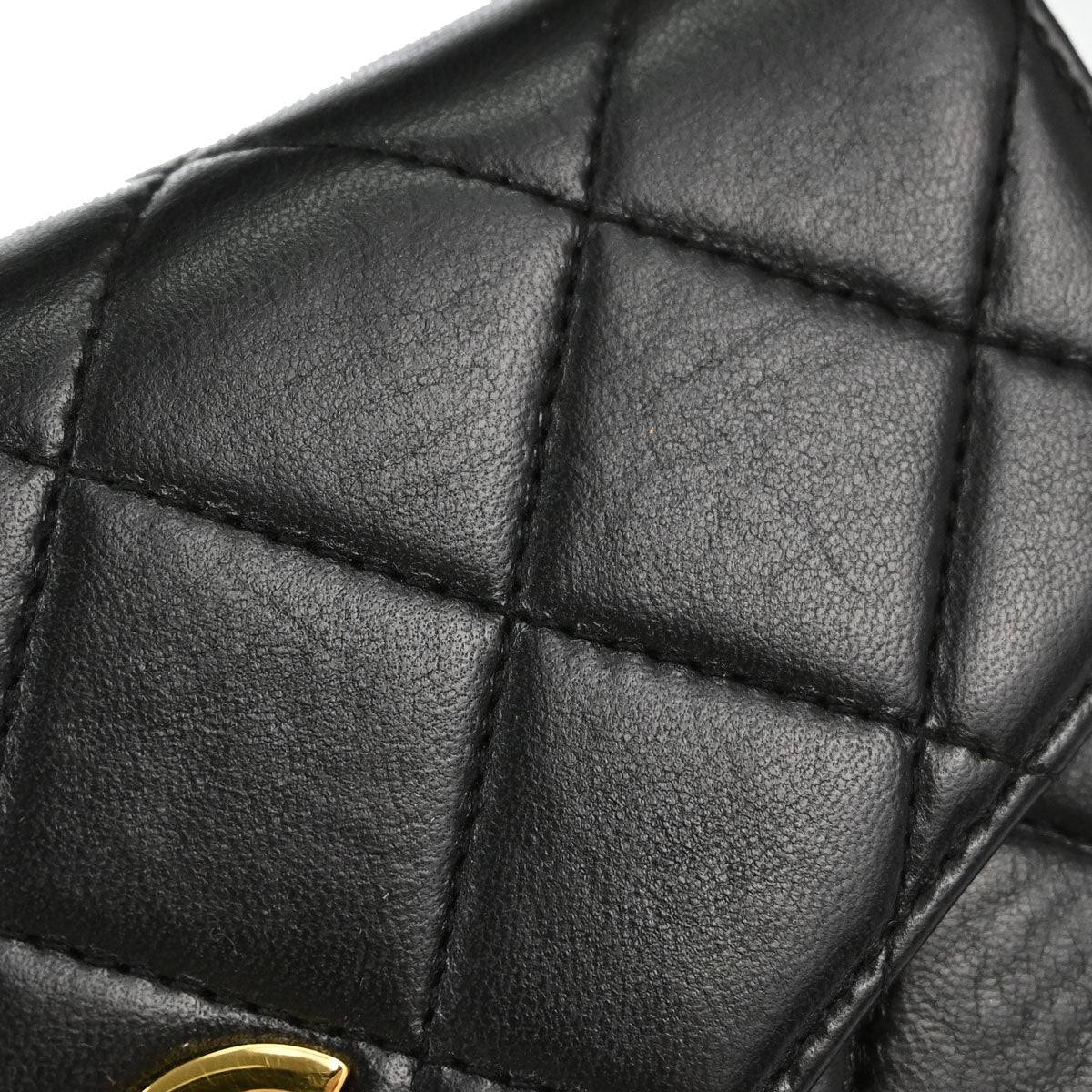 Chanel 1996-1997 Black Lambskin Handbag