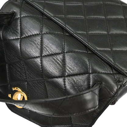 Chanel 1996-1997 Black Lambskin Handbag