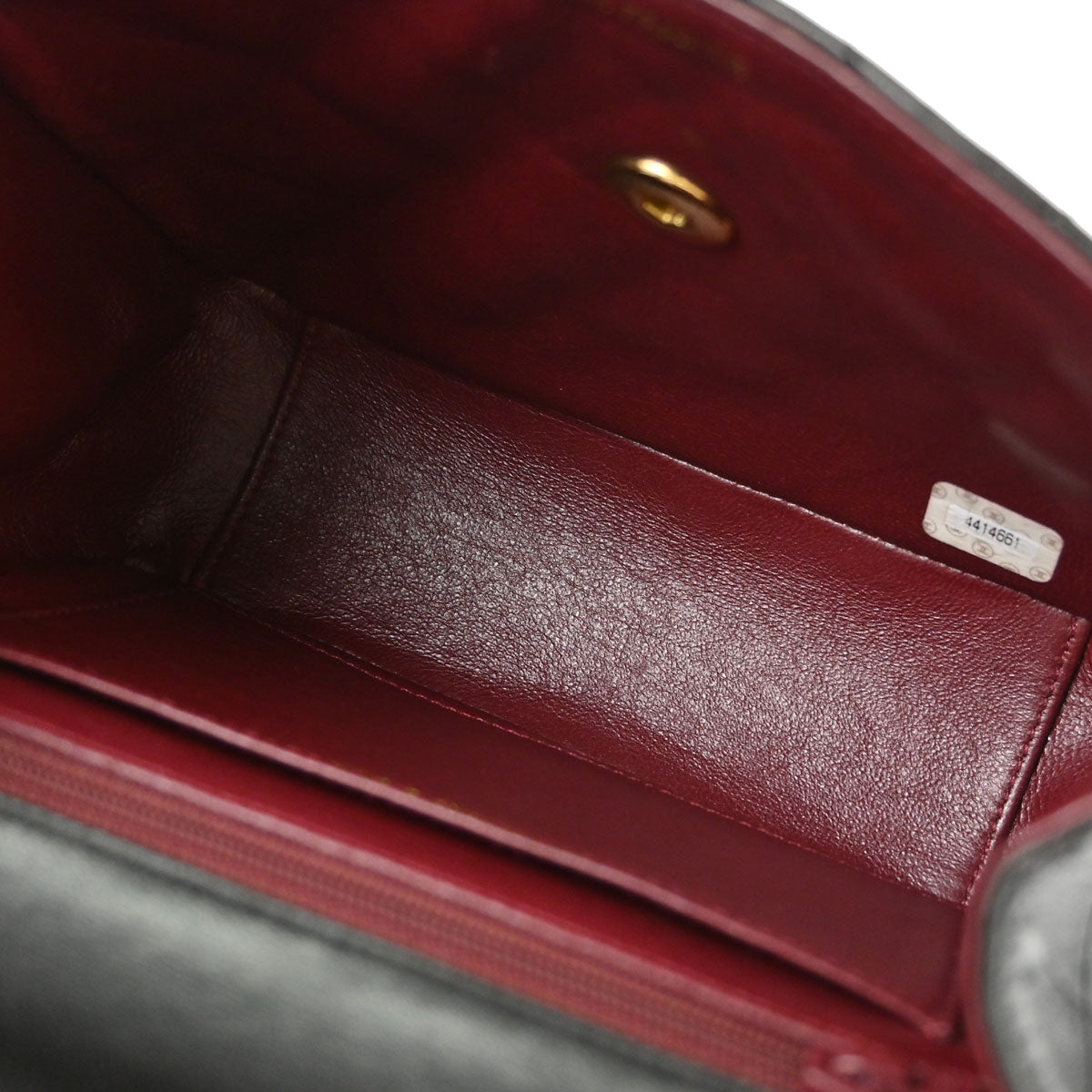 Chanel 1996-1997 Black Lambskin Handbag