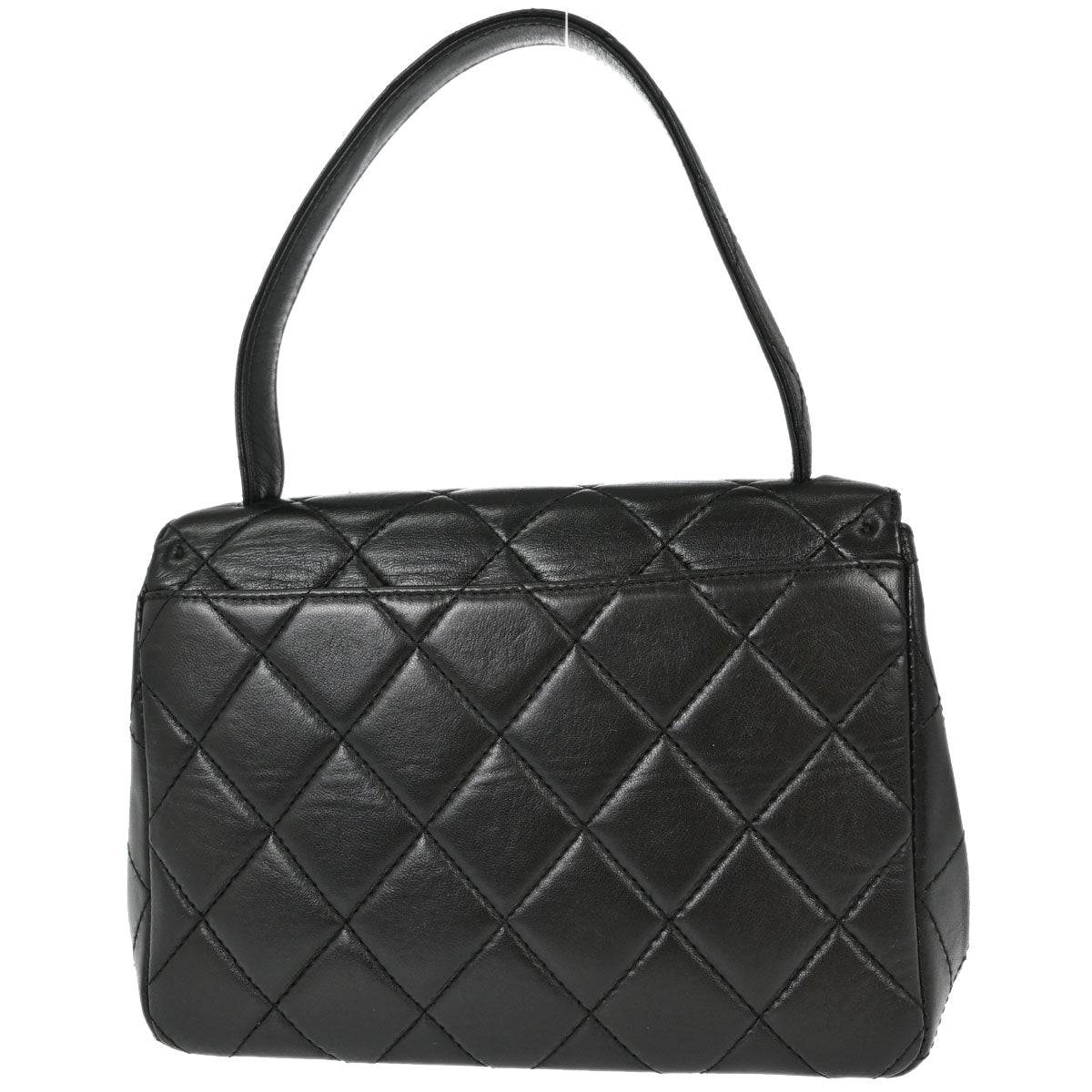 Chanel 1996-1997 Black Lambskin Handbag