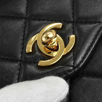 Chanel 1996-1997 Black Lambskin Handbag