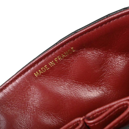 Chanel 1989-1991 Black Lambskin Turnlock Mini Full Flap Shoulder Bag