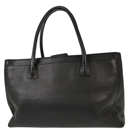 Chanel 2012-2013 Black Calfskin Executive Cerf Tote Bag