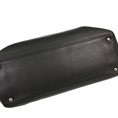 Chanel 2012-2013 Black Calfskin Executive Cerf Tote Bag