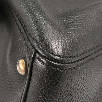 Chanel 2012-2013 Black Calfskin Executive Cerf Tote Bag