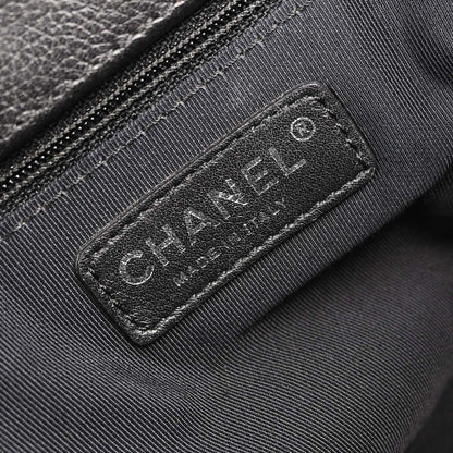 Chanel 2012-2013 Black Calfskin Executive Cerf Tote Bag