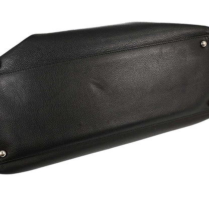 Chanel 2012-2013 Black Calfskin Executive Cerf Tote Bag
