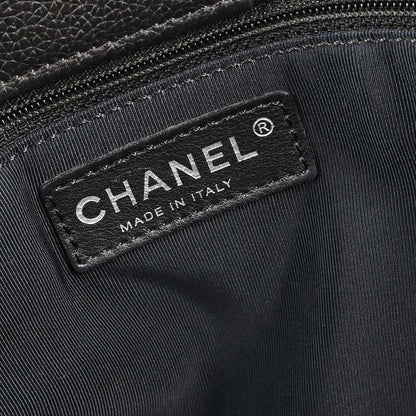 Chanel 2012-2013 Black Calfskin Executive Cerf Tote Bag