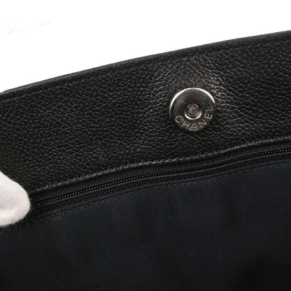 Chanel 2012-2013 Black Calfskin Executive Cerf Tote Bag