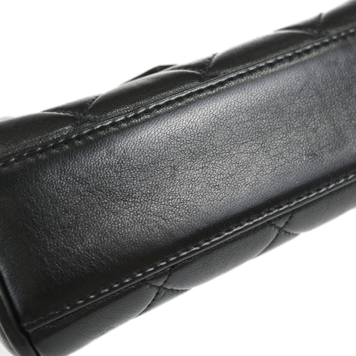 Chanel Black Lambskin Chain Shoulder Bag