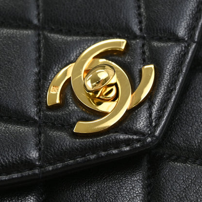 Chanel Black Lambskin Chain Shoulder Bag