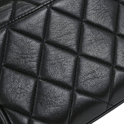 Chanel Black Lambskin Chain Shoulder Bag