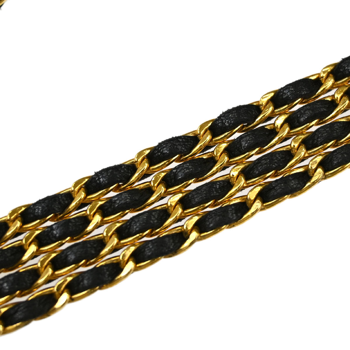 Chanel Black Lambskin Chain Shoulder Bag