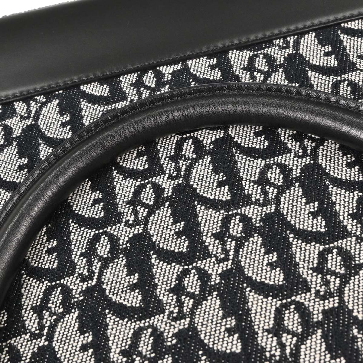 Christian Dior Black Trotter Duffle Handbag